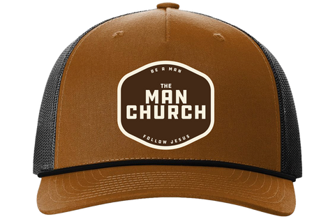 The Man Church Trucker Rope Hat – Iron Hill Press