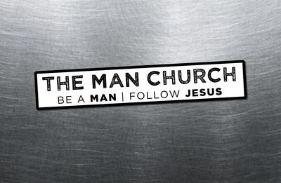 The Man Church Sticker